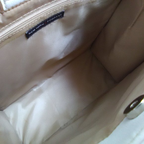 New York Jones & Company Color White/Gold /Shoulder /Hand Bag - Picture 10 of 14